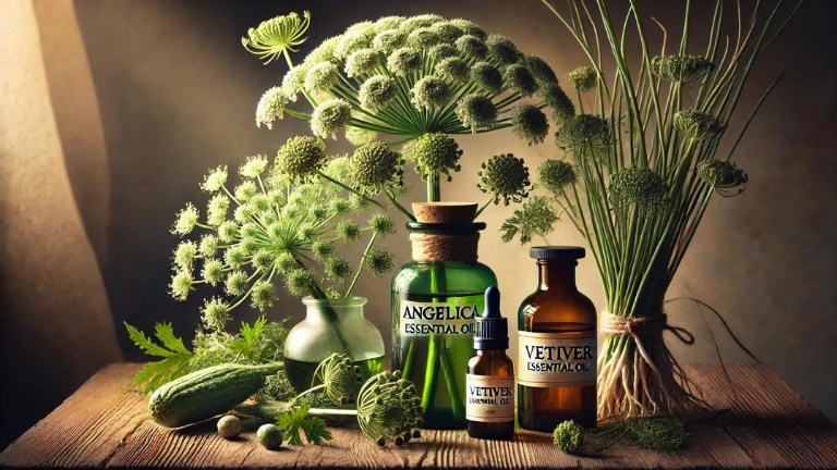 angelica and vetiver essential oils for sleep