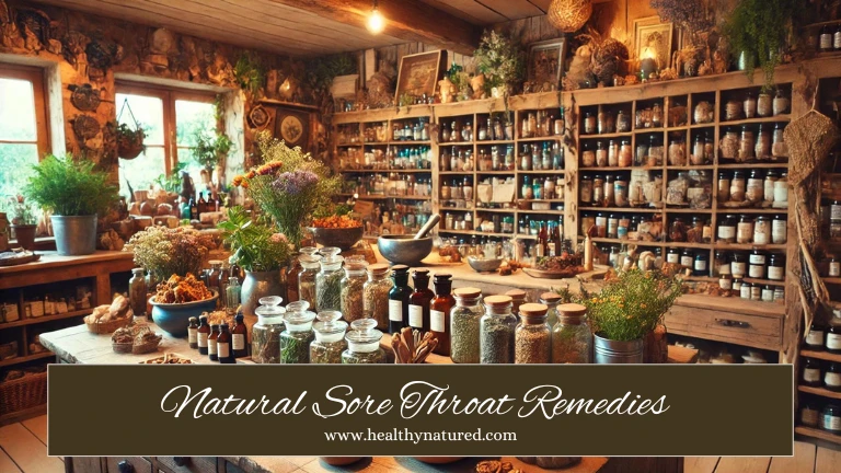 natural and herbal sore throat remedies