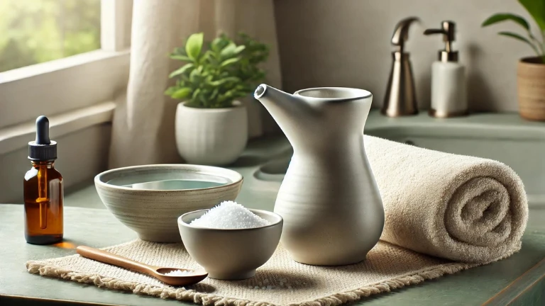 neti pot - home remedies for allergies